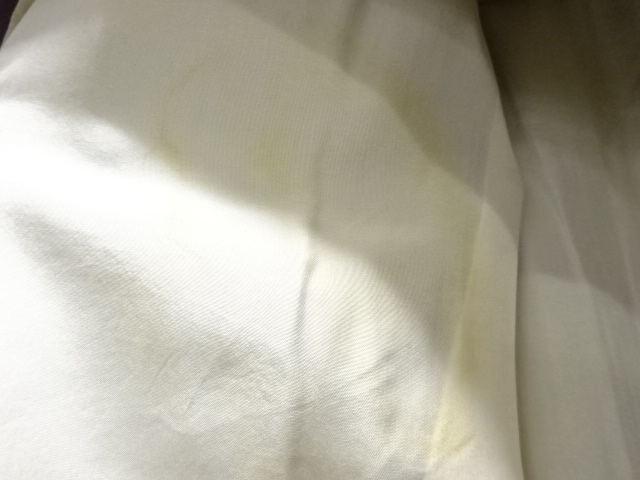  大正ロマン　変わり菱模様織り出しお召着物